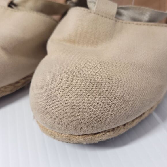 Vionic Aruba Kaitlyn Wedge Orthotic Espadrilles in Oat Womens Size 10 - Picture 15 of 15